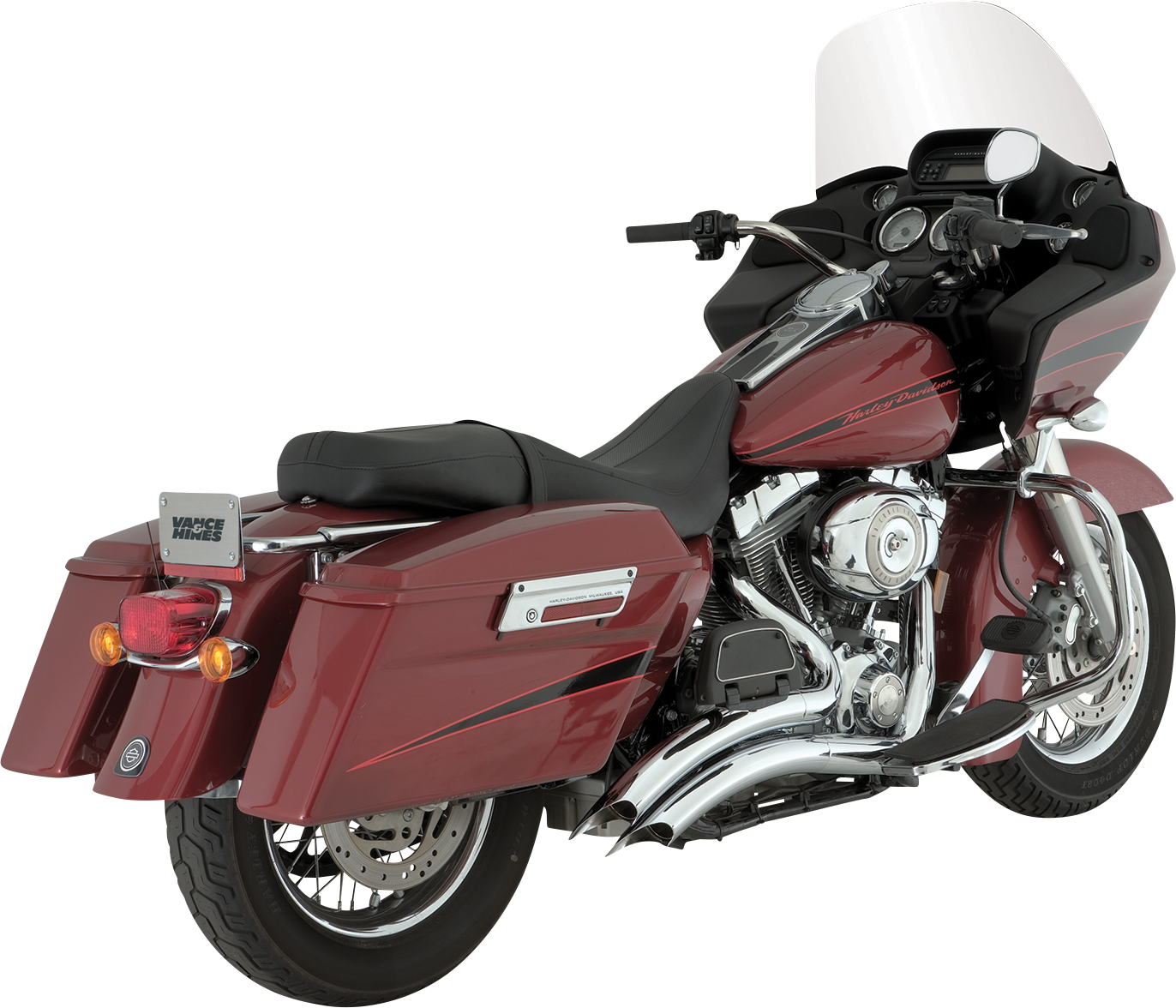 Vance & Hines Big Radius Exhaust System - Chrome 26342
