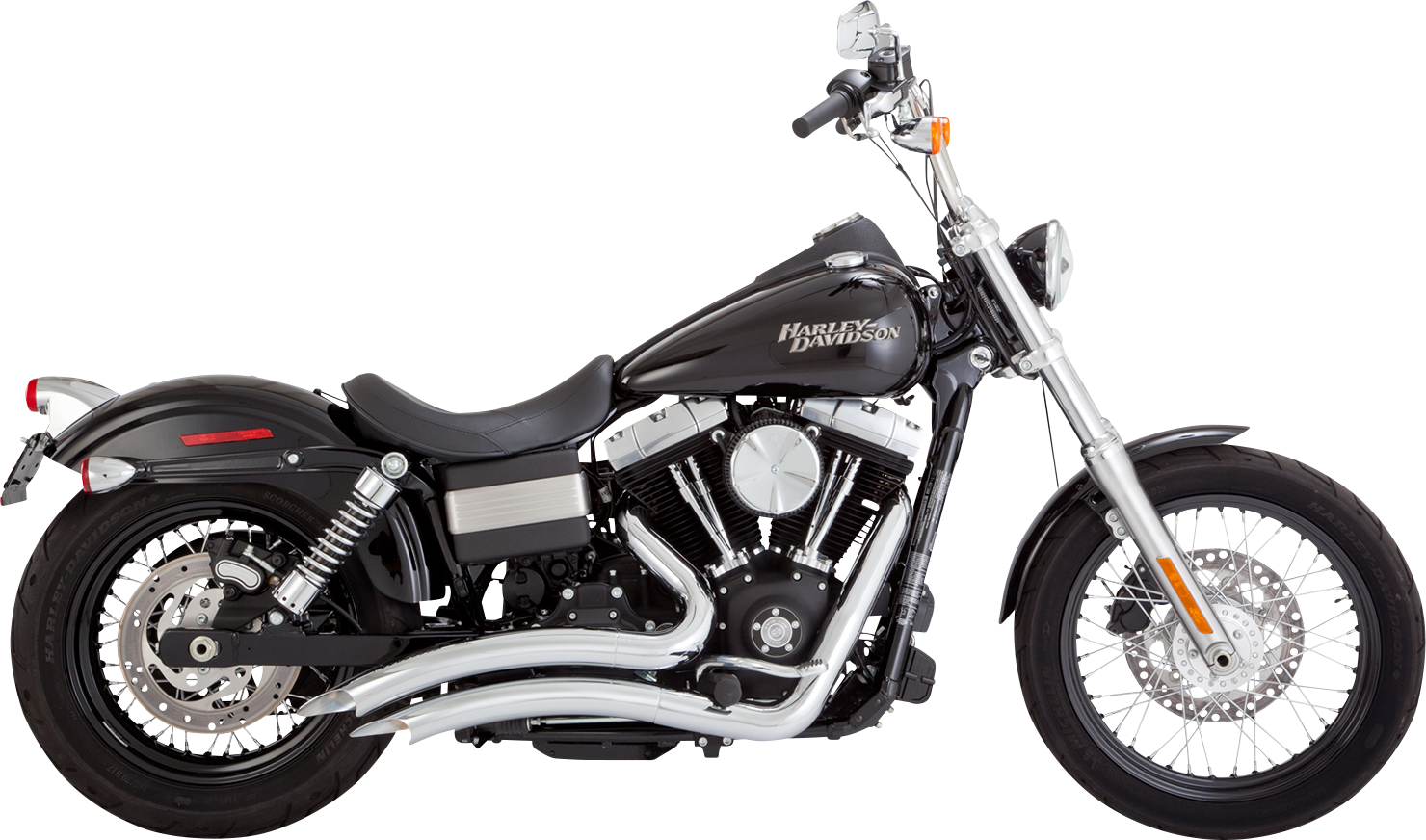 Vance & Hines Big Radius Exhaust System - Chrome (Part Number 23371)