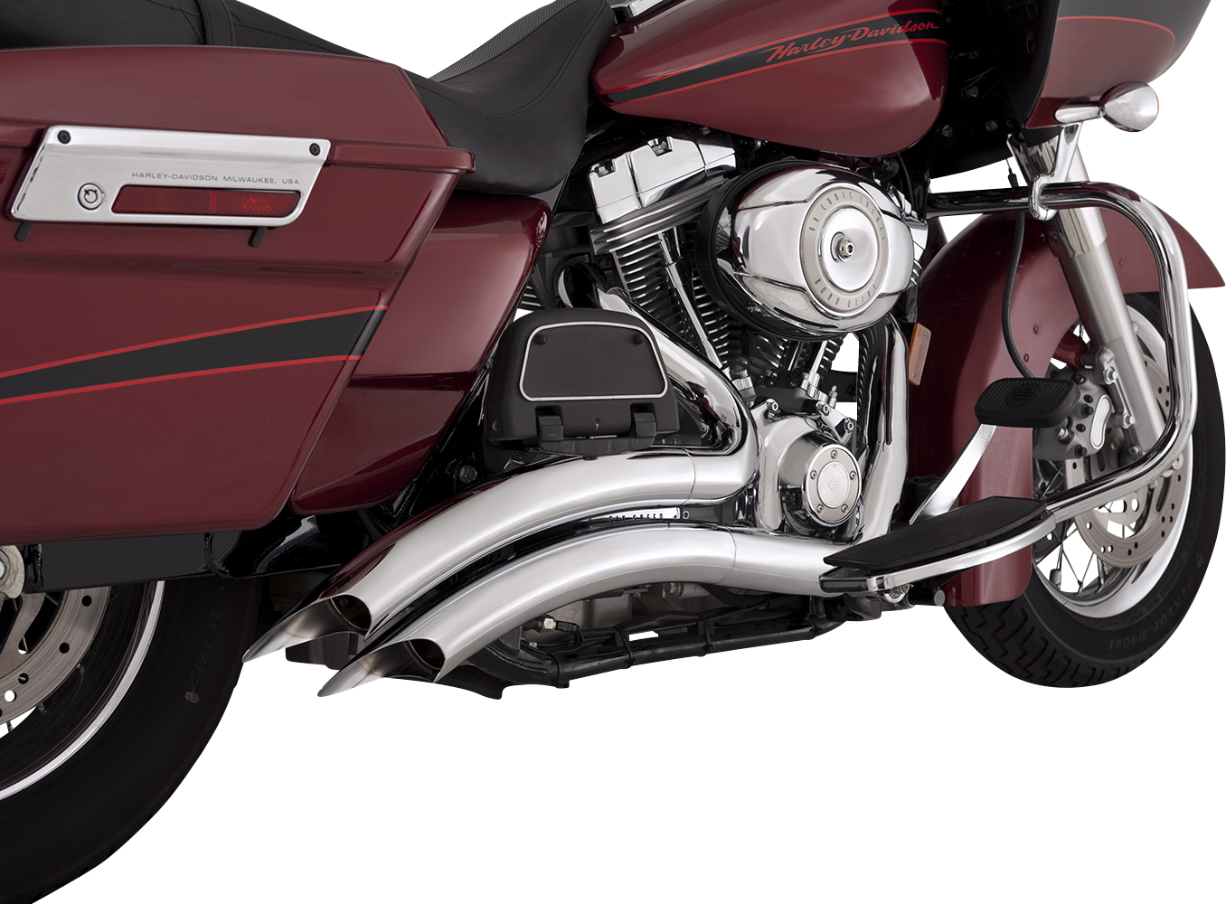 Vance & Hines Big Radius Exhaust System - Chrome 26342