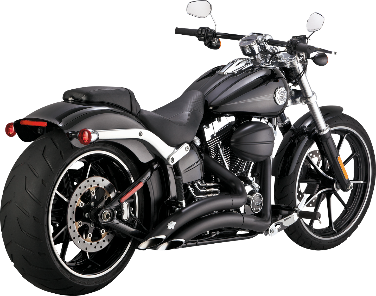 Vance & Hines Big Radius Exhaust System with PCX Technology - Black 46365