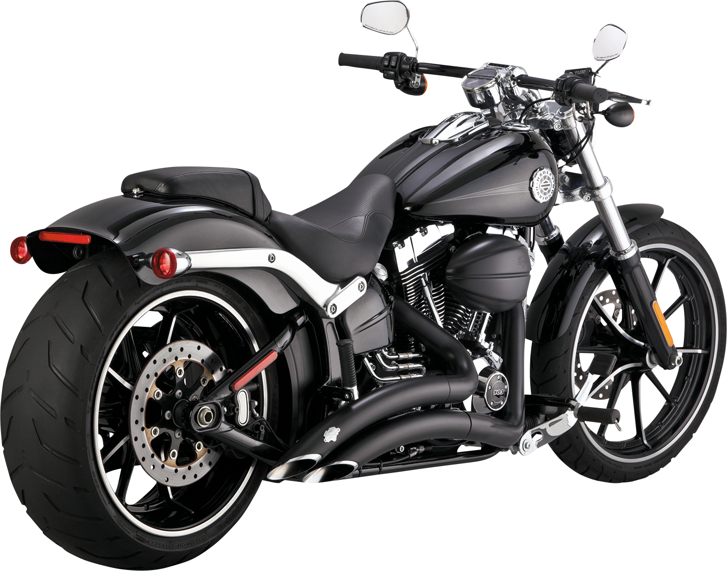 Vance & Hines Big Radius Exhaust System with PCX Technology - Black 46365