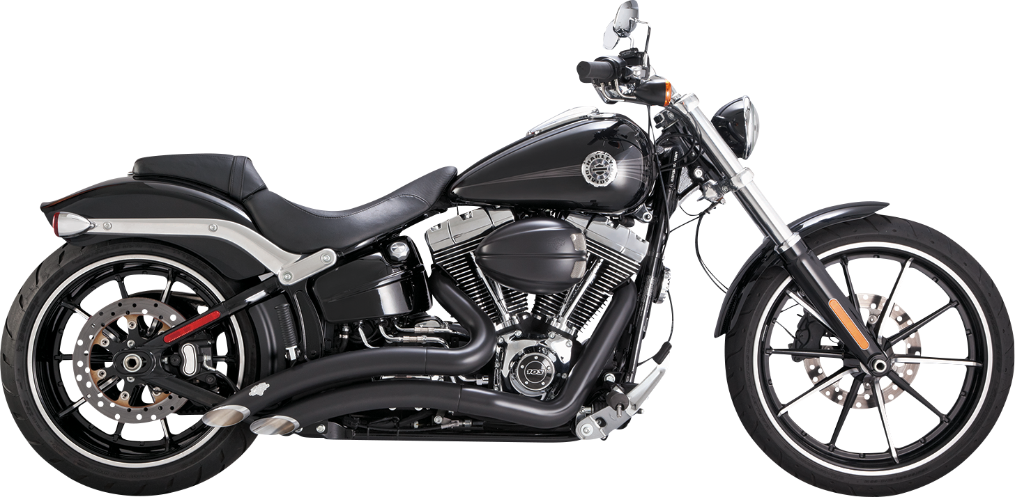 Vance & Hines Big Radius Exhaust System with PCX Technology - Black 46365