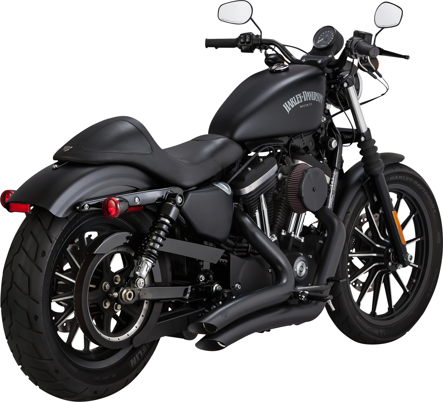 Vance & Hines Big Radius Exhaust System with PCX™ Technology - Black, Part 46367