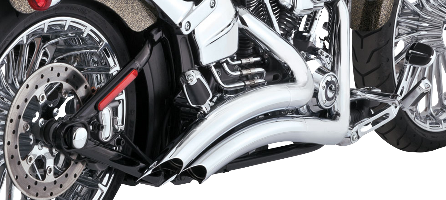 Vance & Hines Big Radius Exhaust System - Chrome (Part #26365)