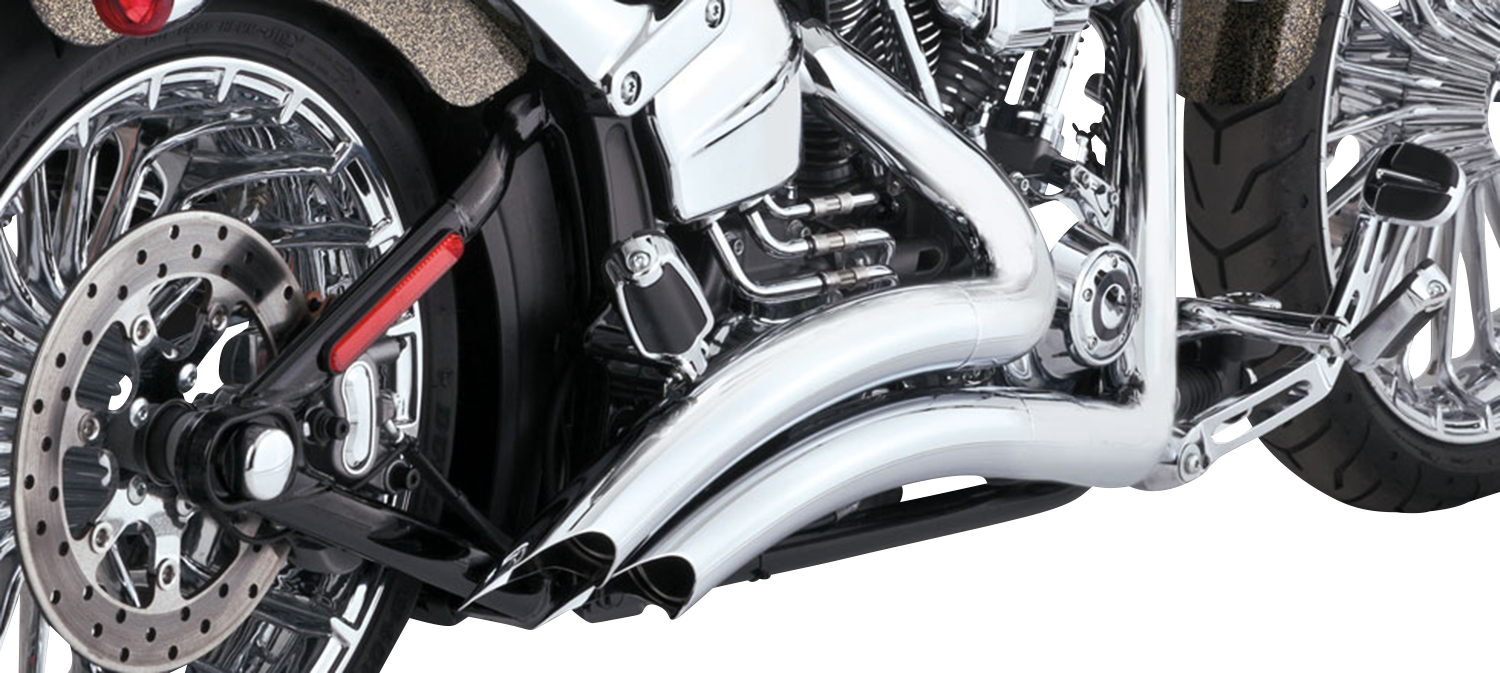 Vance & Hines Big Radius Exhaust System - Chrome (Part #26365)