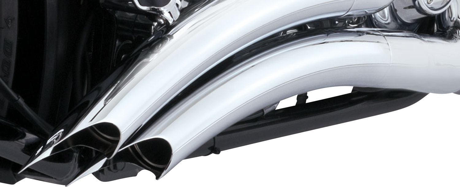 Vance & Hines Big Radius Exhaust System - Chrome (Part #26365)