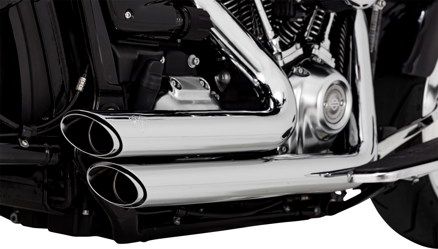 Vance & Hines Shortshots Staggered Exhaust System with Chrome Finish – Part 17335