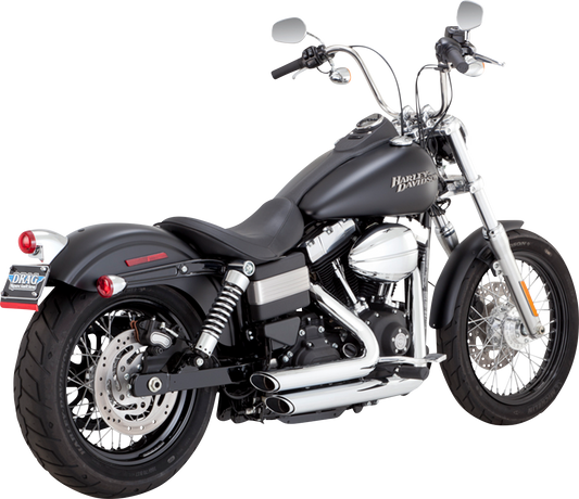 Vance & Hines Shortshots Staggered Exhaust System – Chrome, Part Number 17327