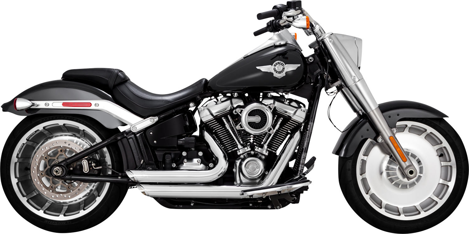 Vance & Hines Shortshots Staggered Exhaust System with Chrome Finish – Part 17335