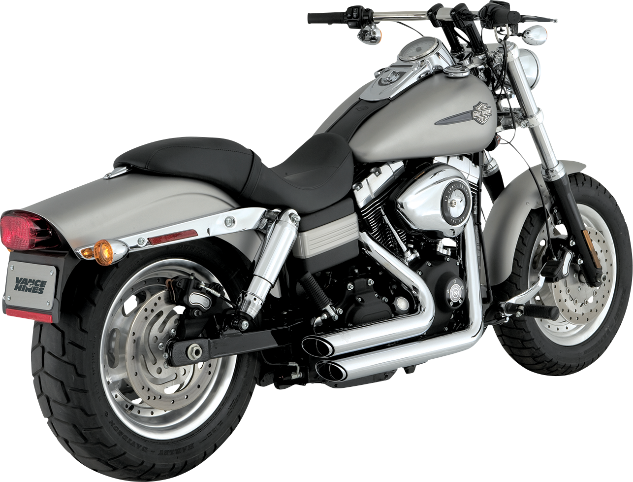 Vance & Hines Shortshots Staggered Exhaust System Chrome (Part #17317)