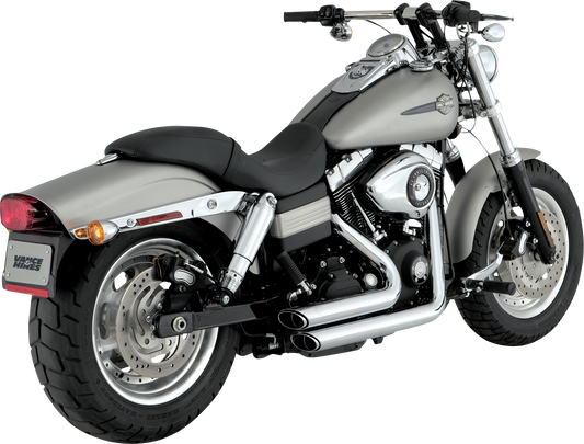 Vance & Hines Shortshots Staggered Exhaust System Chrome (Part #17317)