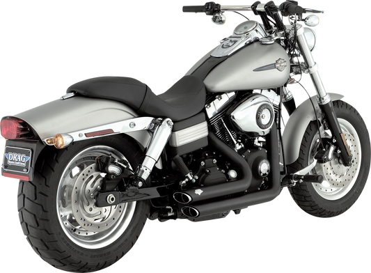 VANCE & HINES Shortshots Staggered Exhaust System with PCX™ Technology - Matte Black, Part 47317