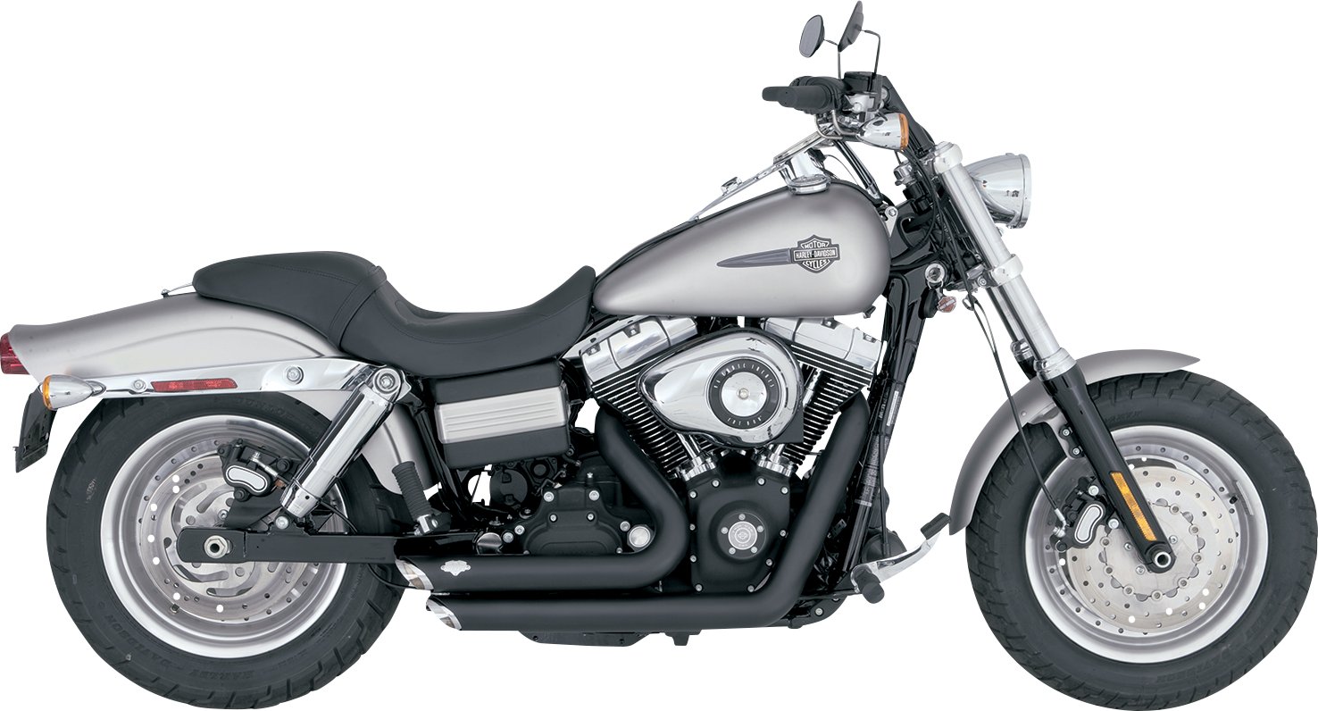 VANCE & HINES Shortshots Staggered Exhaust System with PCX™ Technology - Matte Black, Part 47317