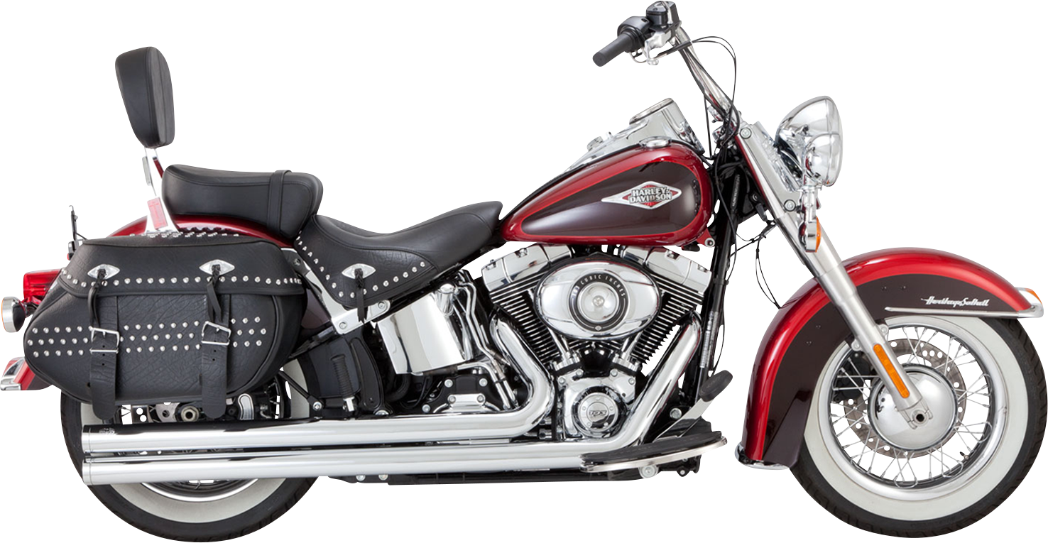 Vance & Hines Big Shots Long Exhaust System - Chrome (Part #17323)