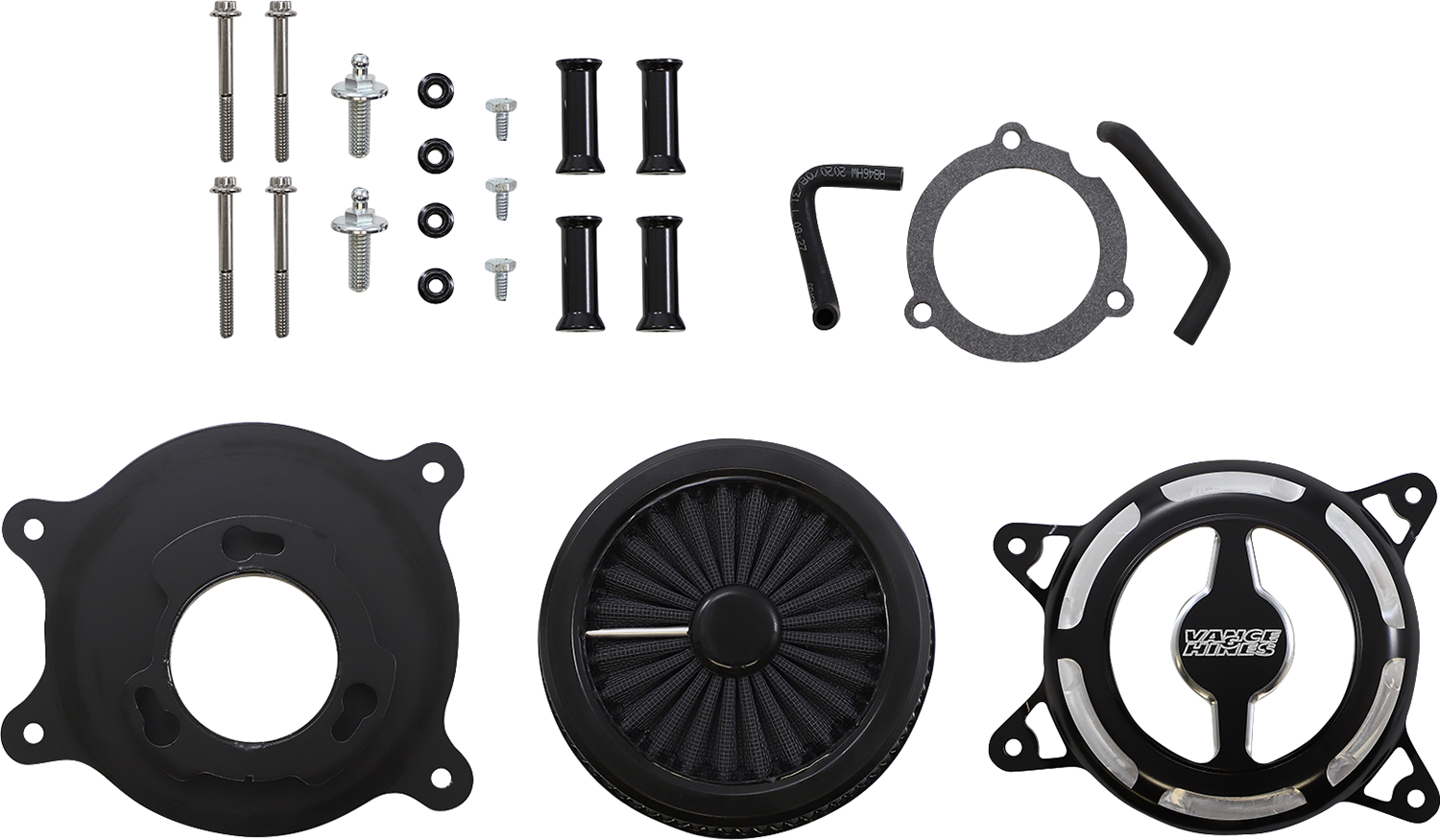 Vance & Hines VO2 Blade Air Intake - Black Contrast 40395 for V-Twin Motorcycles