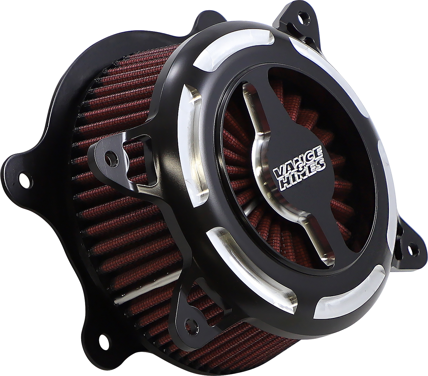 VANCE & HINES VO2 Blade Air Intake - Black Contrast for V-Twin Engines (Part #40391)