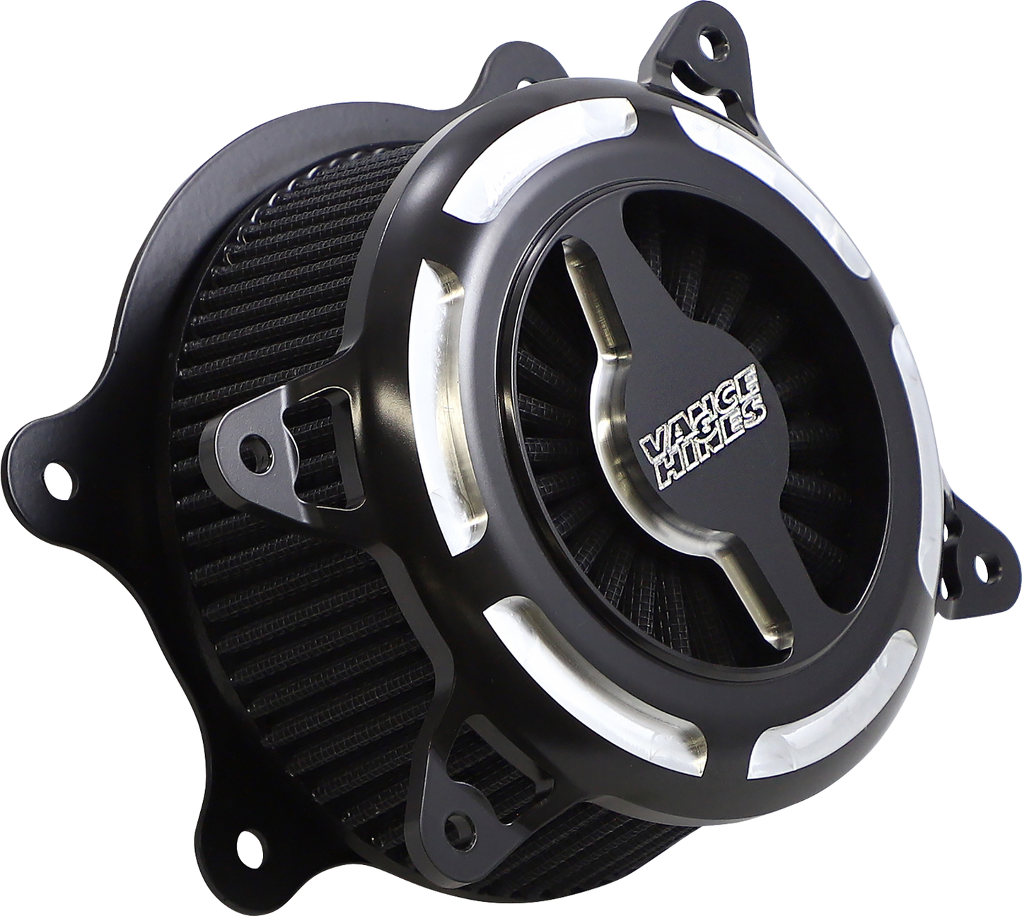 Vance & Hines VO2 Blade Air Intake - Black Contrast 40395 for V-Twin Motorcycles