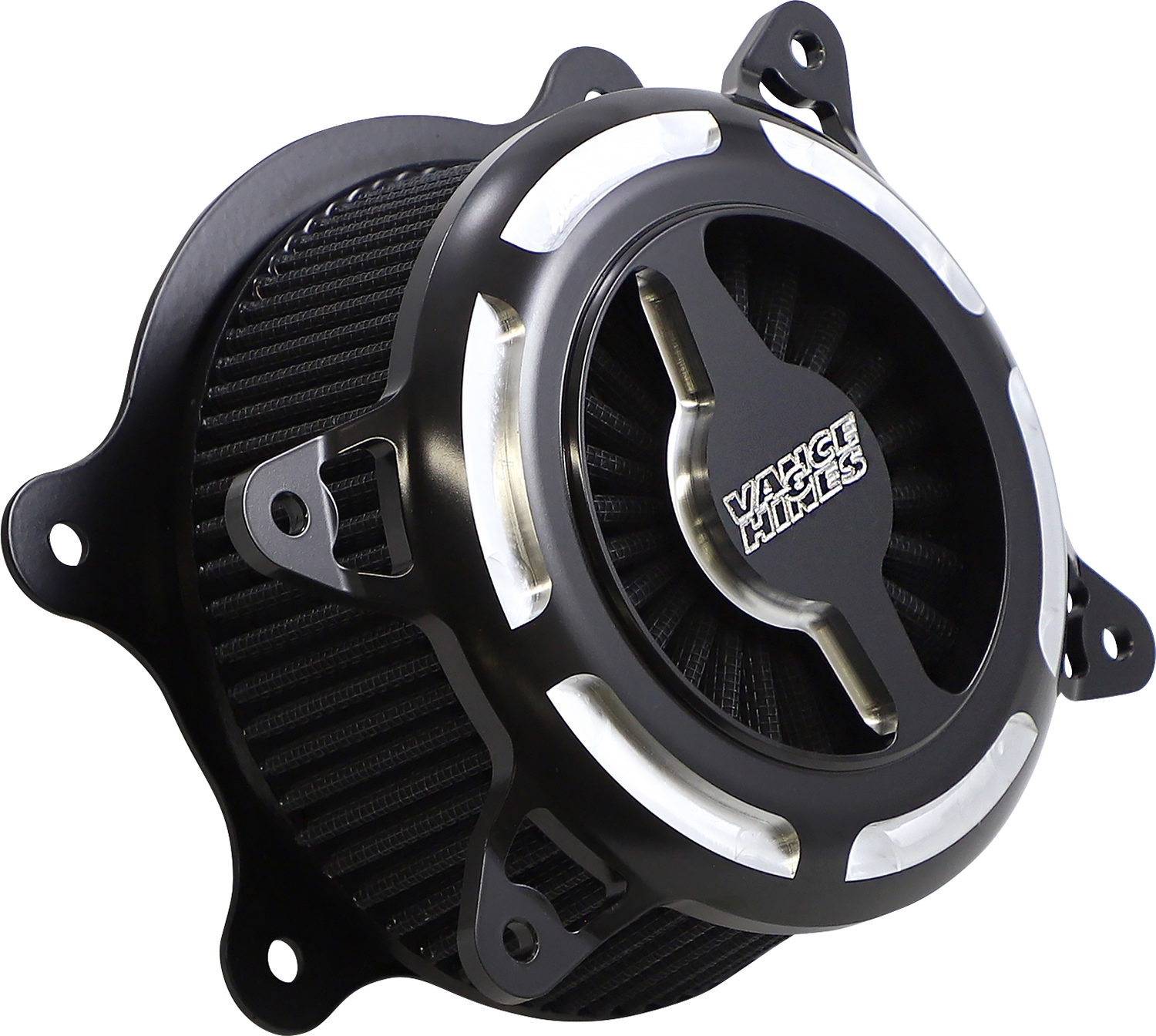 Vance & Hines VO2 Blade Air Intake - Black Contrast 40395 for V-Twin Motorcycles