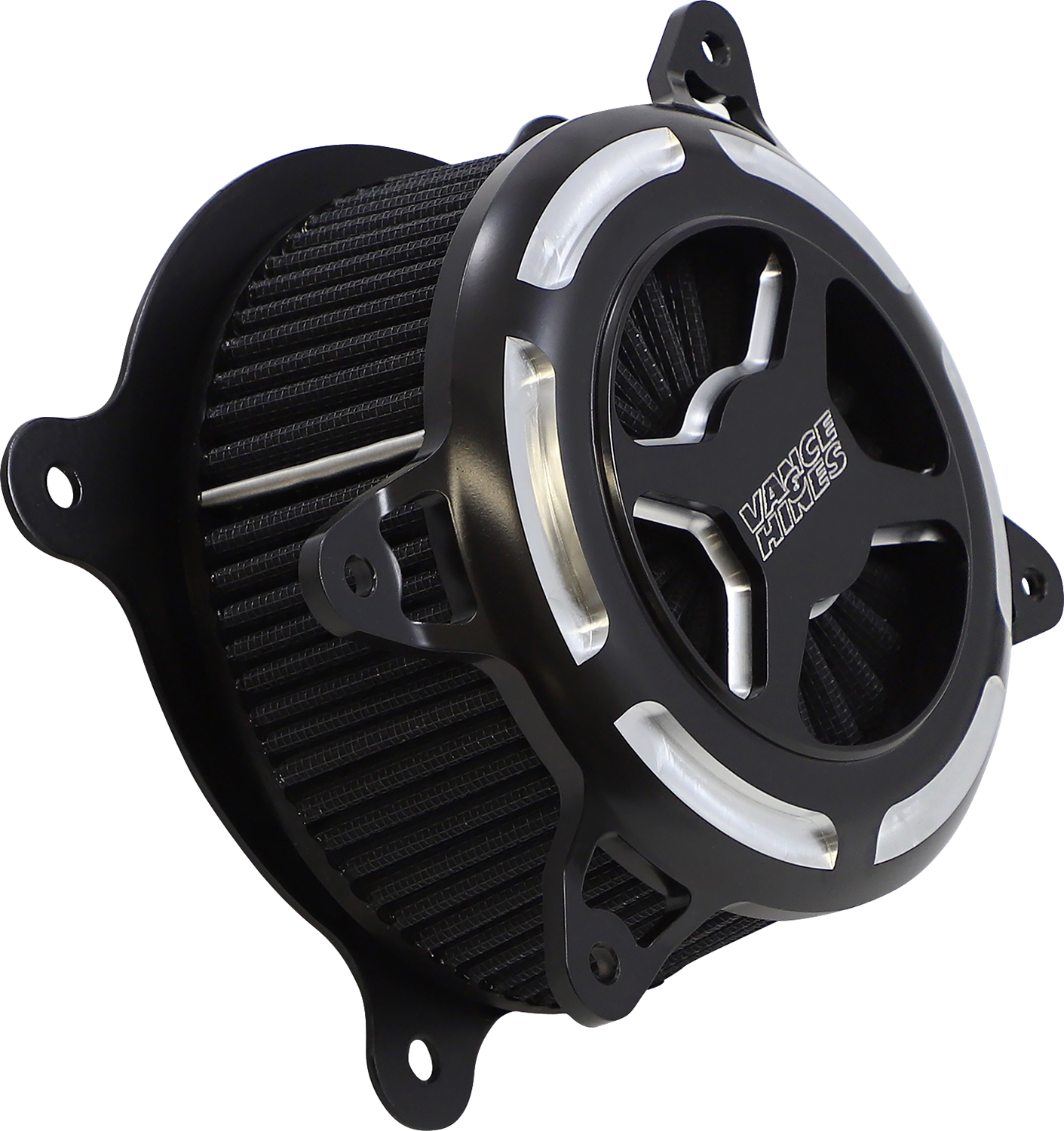 VANCE & HINES VO2 X Air Intake Kit - Black Contrast for Harley Touring and Softail Models Part #42341