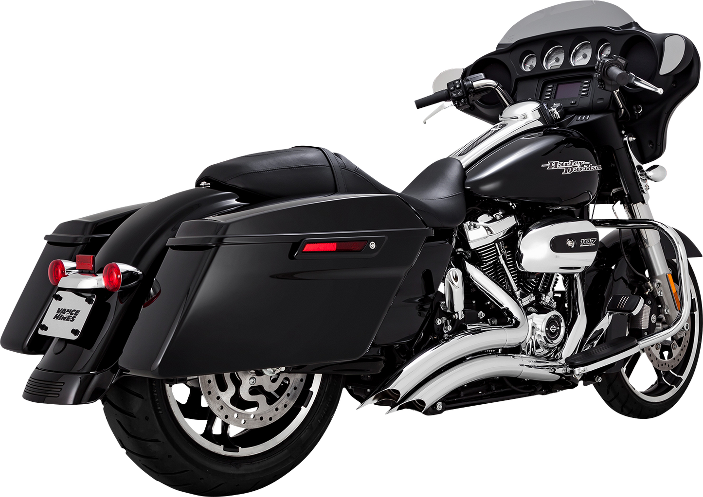 VANCE & HINES Big Radius Exhaust System for Harley-Davidson - Chrome 26373