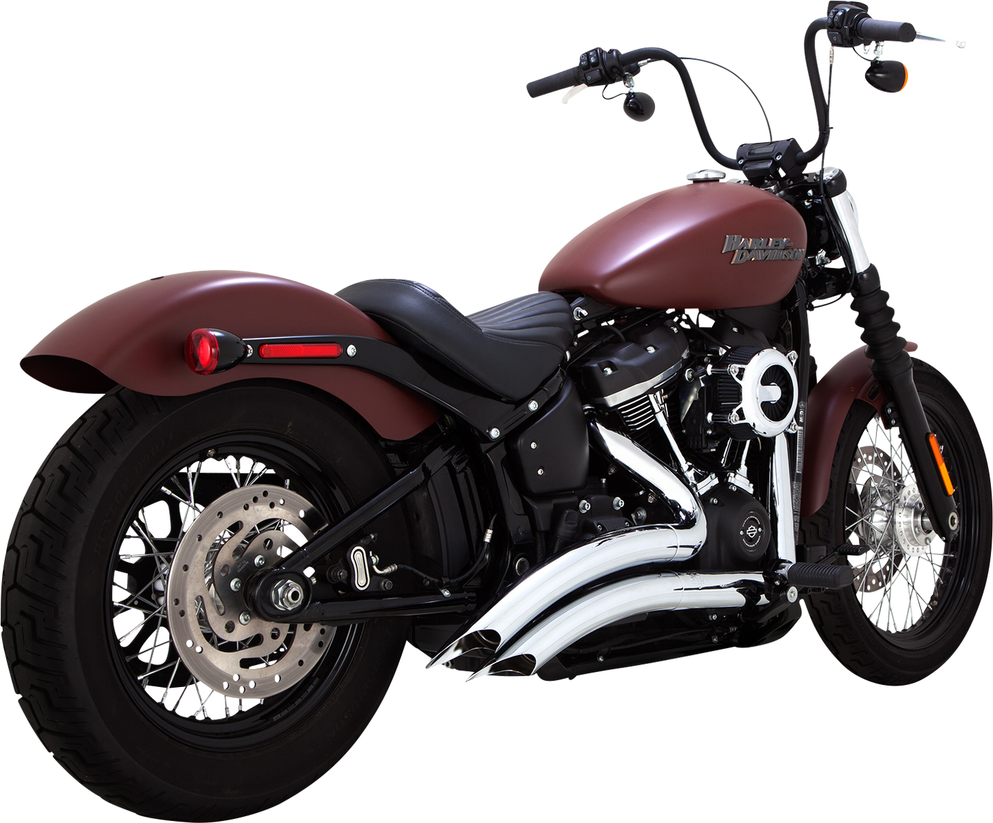 Vance & Hines Big Radius Exhaust System - Chrome (Part No. 26377)