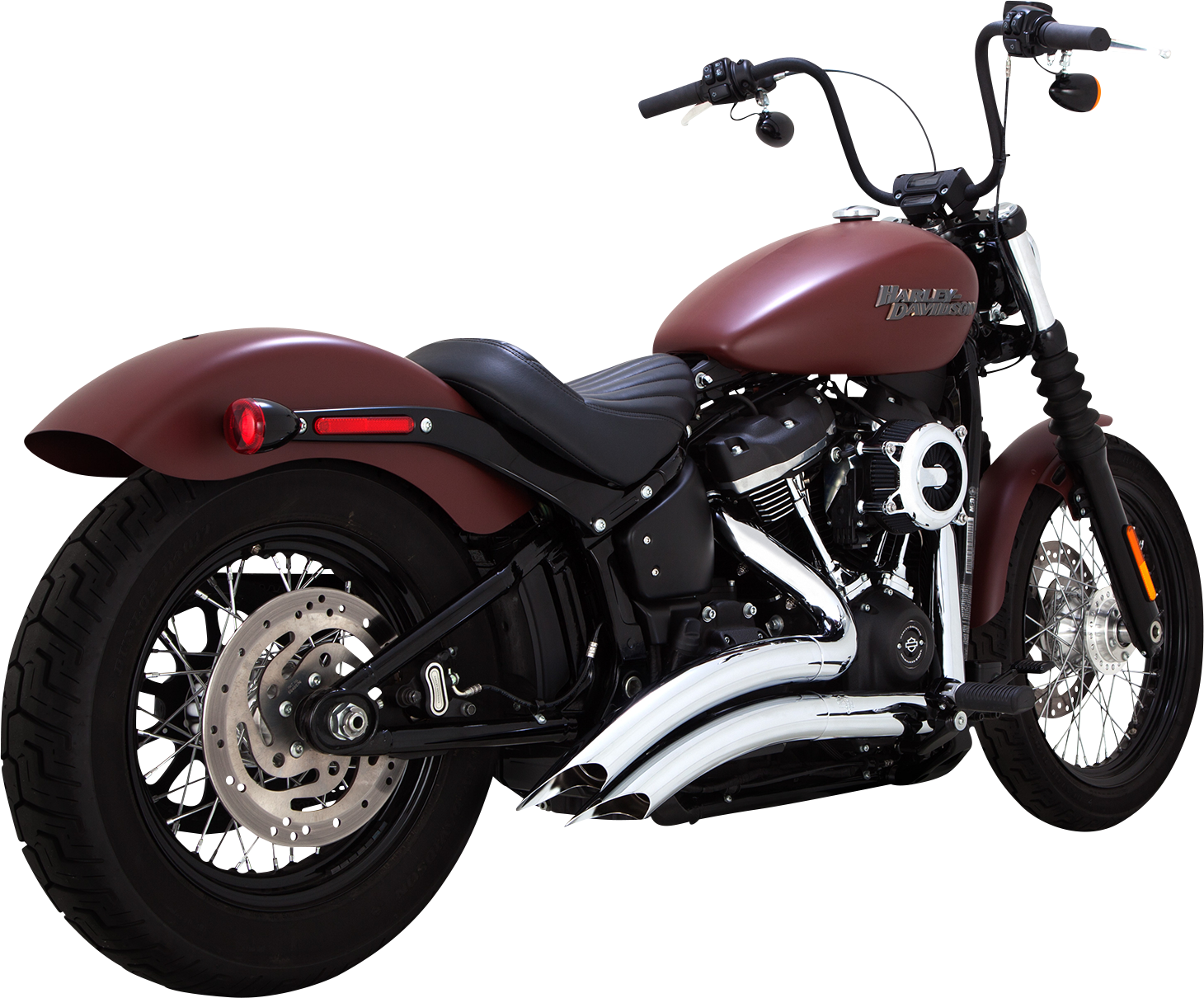Vance & Hines Big Radius Exhaust System - Chrome (Part No. 26377)