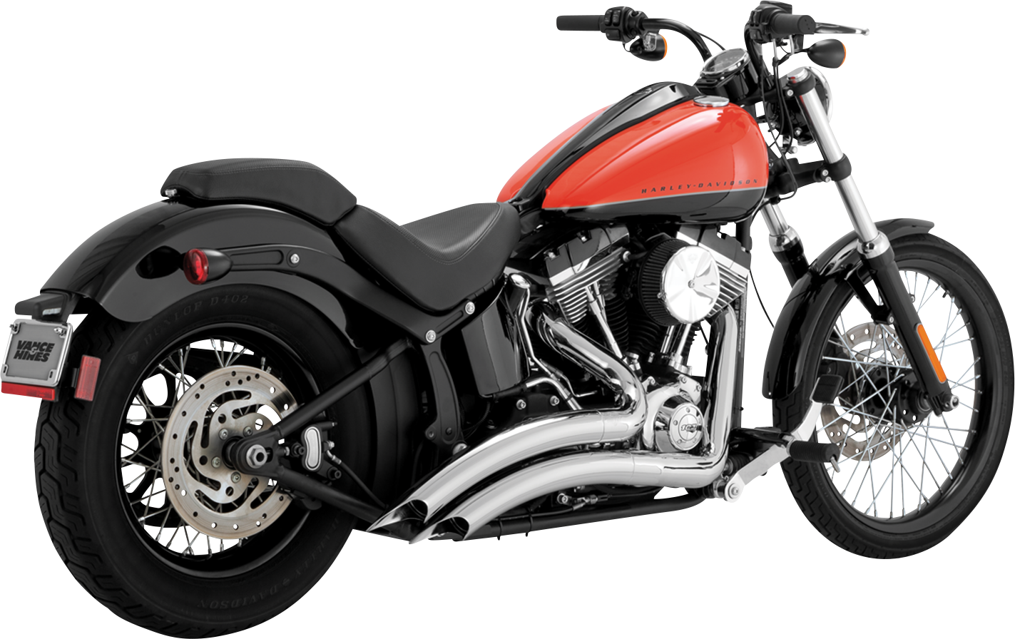 Vance & Hines Big Radius Exhaust System with PCX™ Technology - Chrome 26369