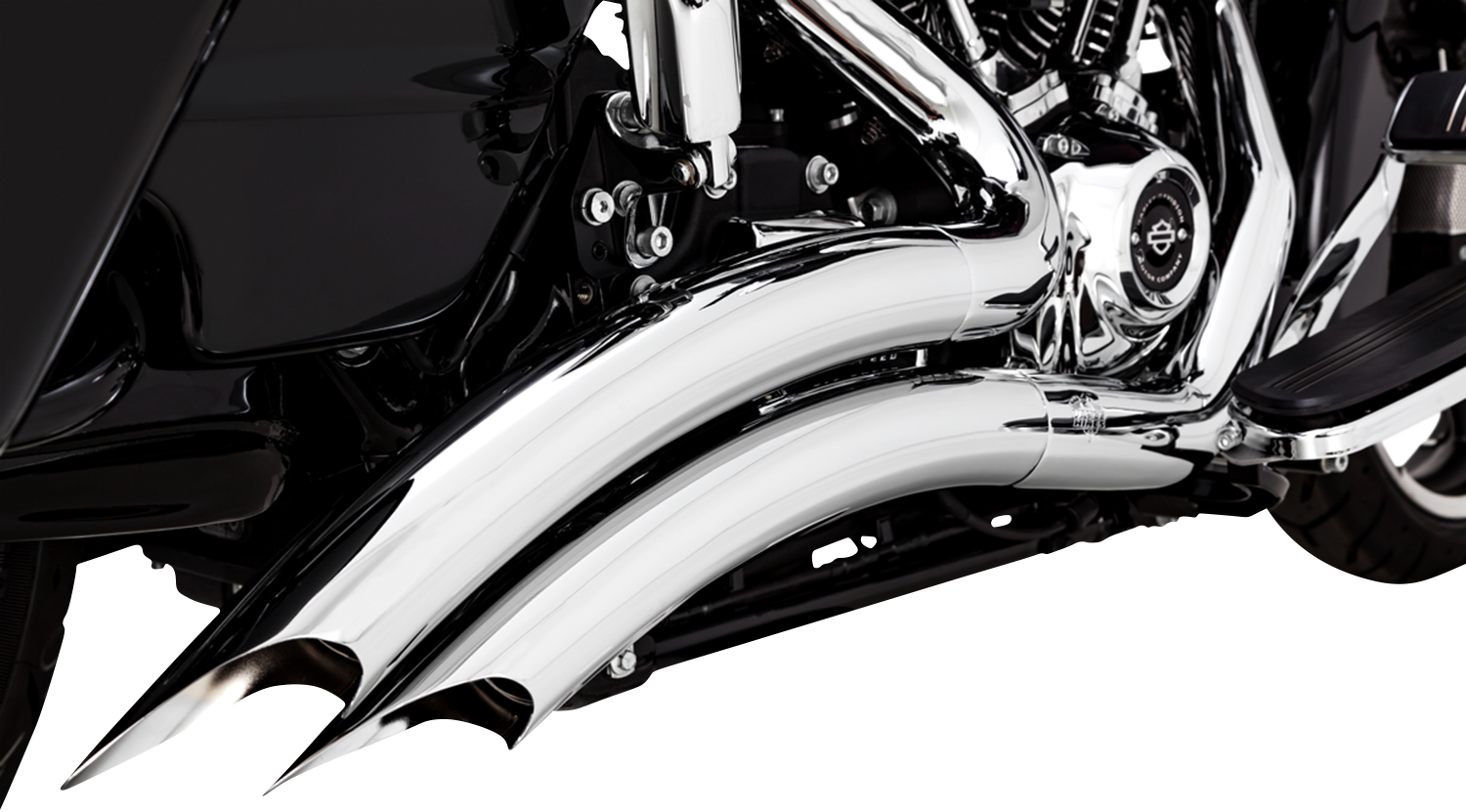 VANCE & HINES Big Radius Exhaust System for Harley-Davidson - Chrome 26373