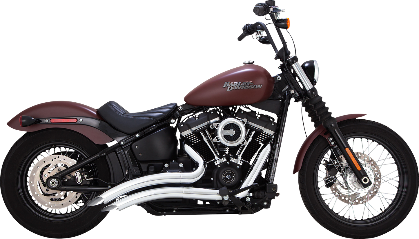 Vance & Hines Big Radius Exhaust System - Chrome (Part No. 26377)