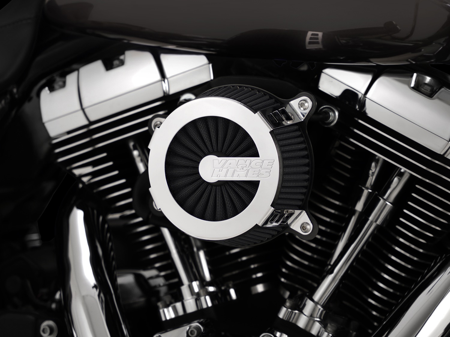 Vance & Hines VO2 Cage Fighter Air Intake Kit - Chrome Part 70357