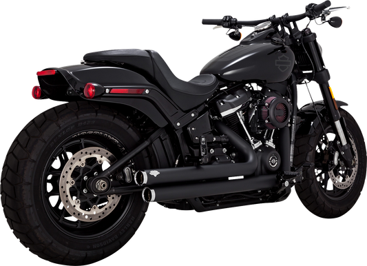 Vance & Hines Big Shots Staggered Exhaust System - Black Part 47341
