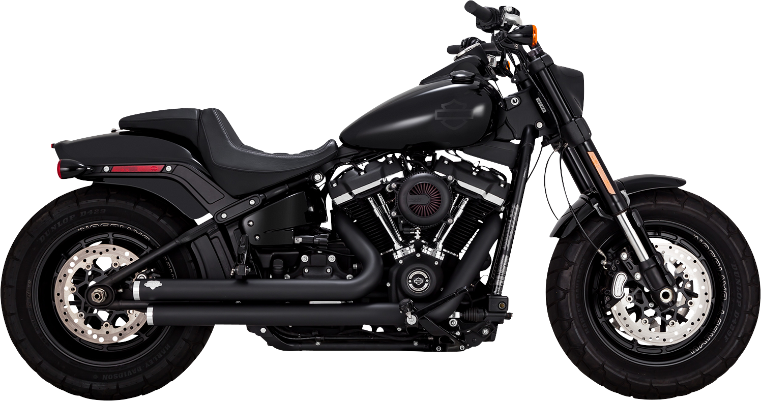 Vance & Hines Big Shots Staggered Exhaust System - Black Part 47341