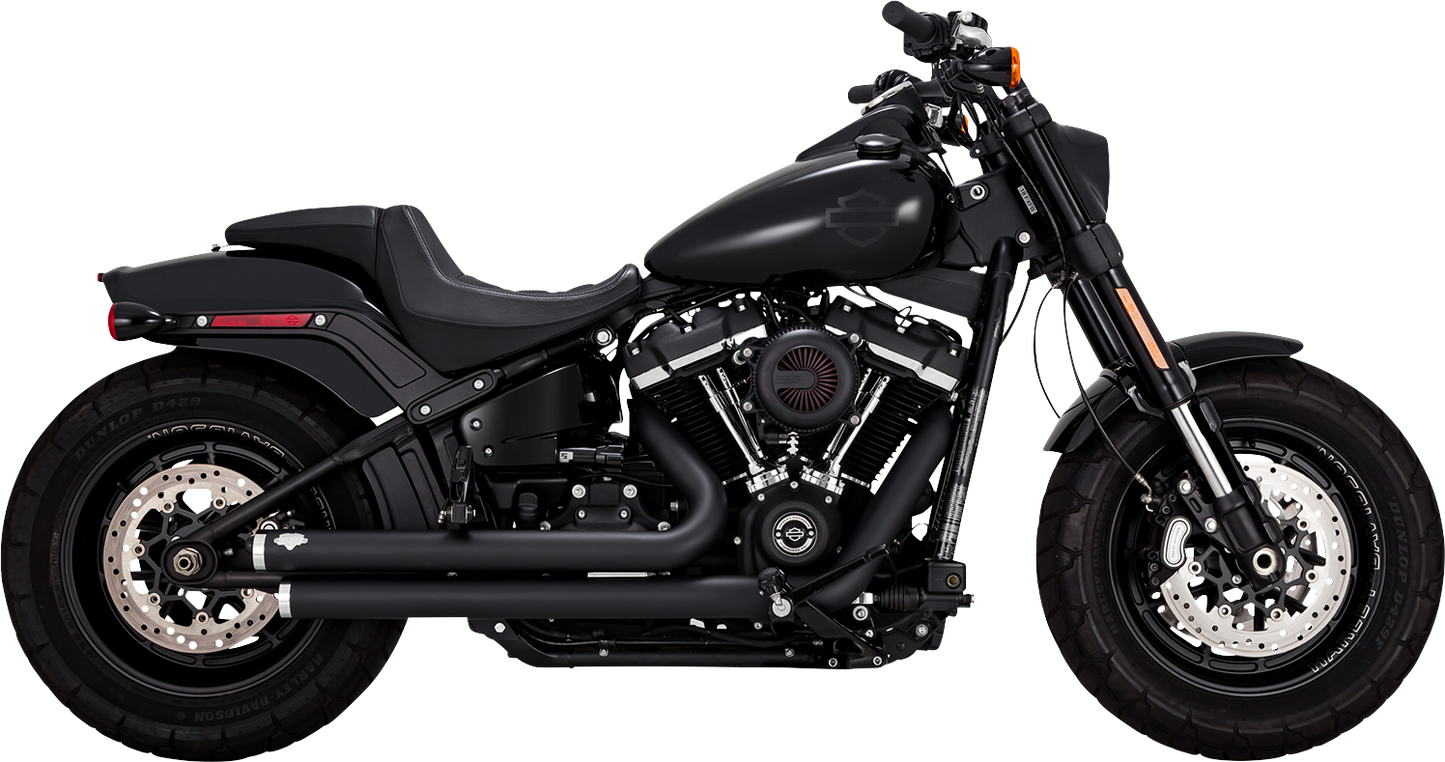 Vance & Hines Big Shots Staggered Exhaust System - Black (Part 47339)