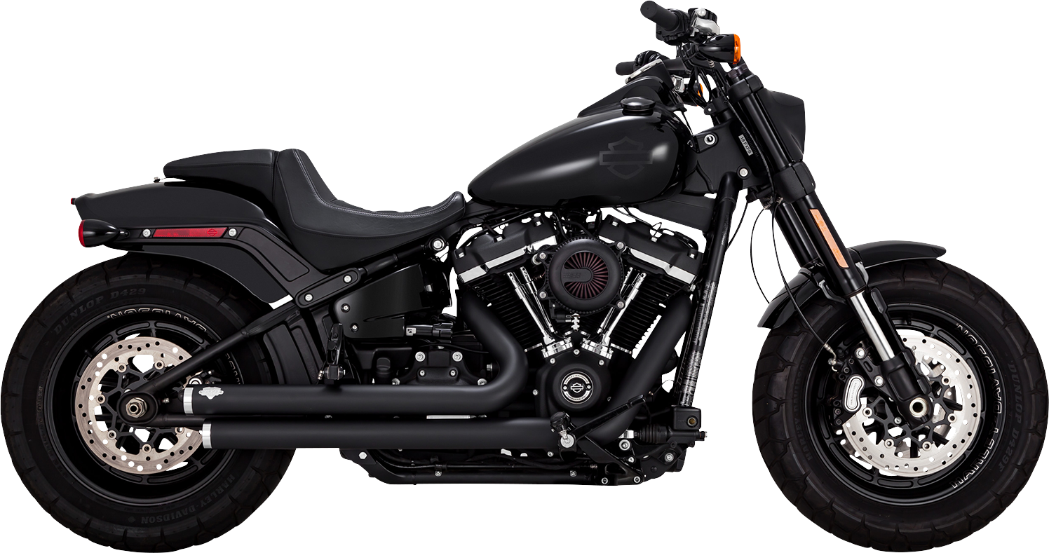 Vance & Hines Big Shots Staggered Exhaust System - Black (Part 47339)
