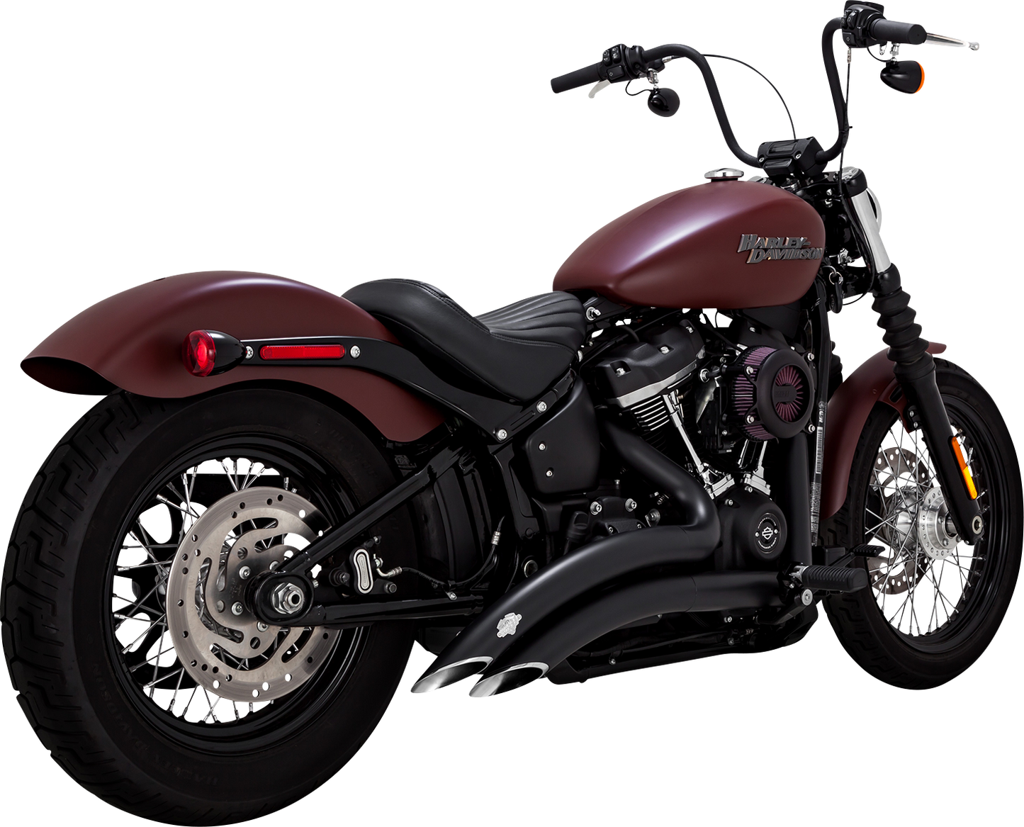 Vance & Hines Big Radius Exhaust System with PCX Technology - Black, Part 46377