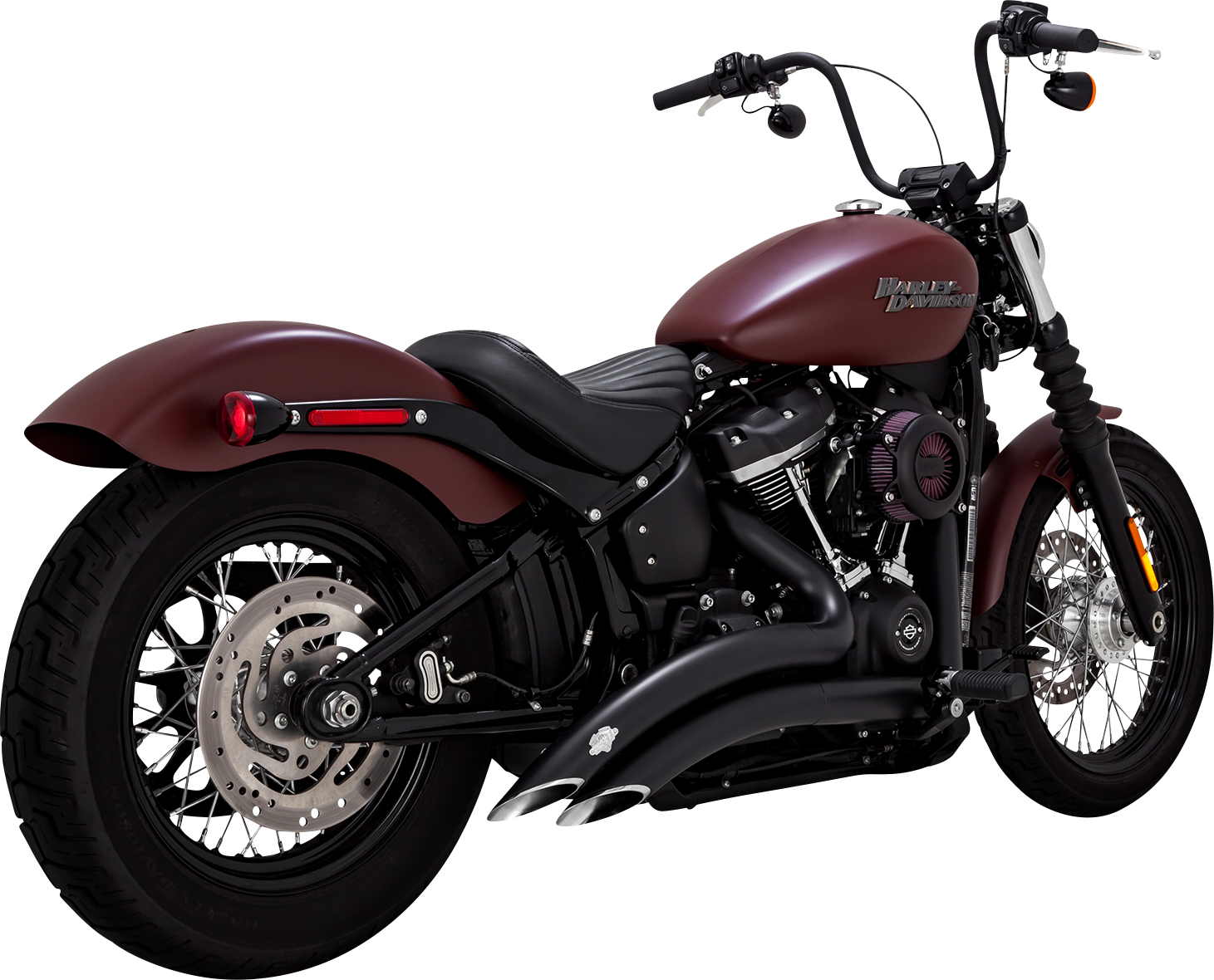 Vance & Hines Big Radius Exhaust System with PCX Technology - Black, Part 46377