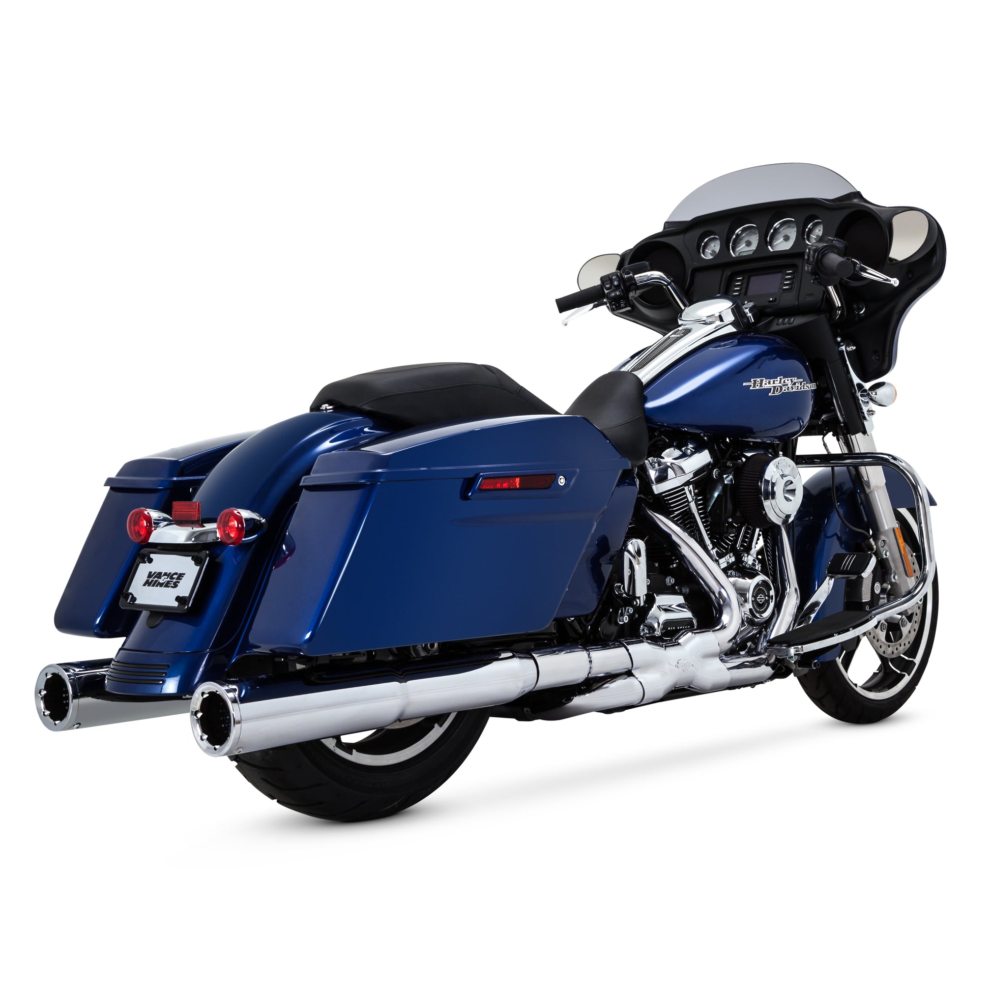 Vance & Hines Power Duals Head Pipe Chrome 16371 for Enhanced Motorcycle Exhaust Performance