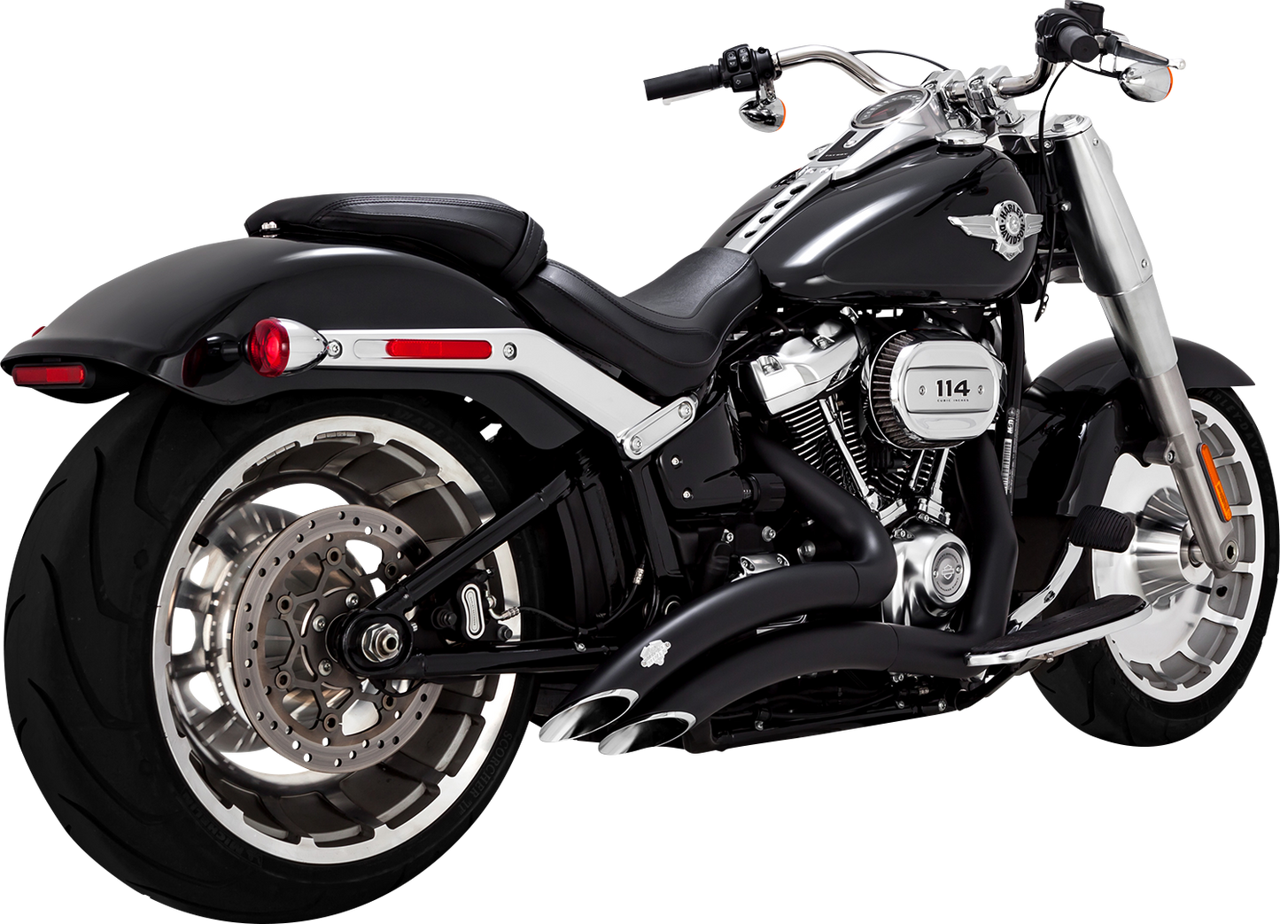 Vance & Hines Big Radius Exhaust System with PCX™ Technology - Black, Part 46375