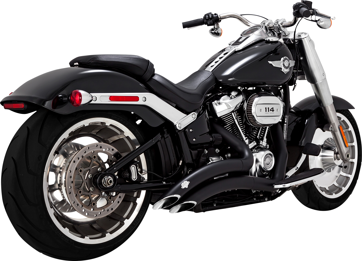 Vance & Hines Big Radius Exhaust System with PCX™ Technology - Black, Part 46375