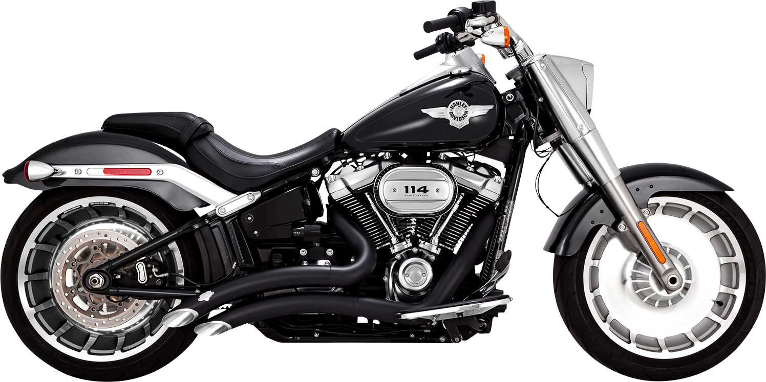 Vance & Hines Big Radius Exhaust System with PCX™ Technology - Black, Part 46375