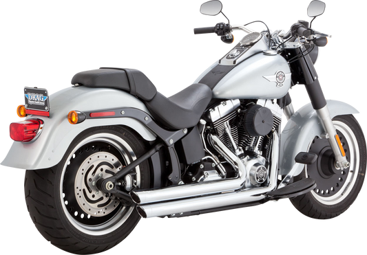 Vance & Hines Big Shots Staggered Exhaust System - Chrome (Part #17339)
