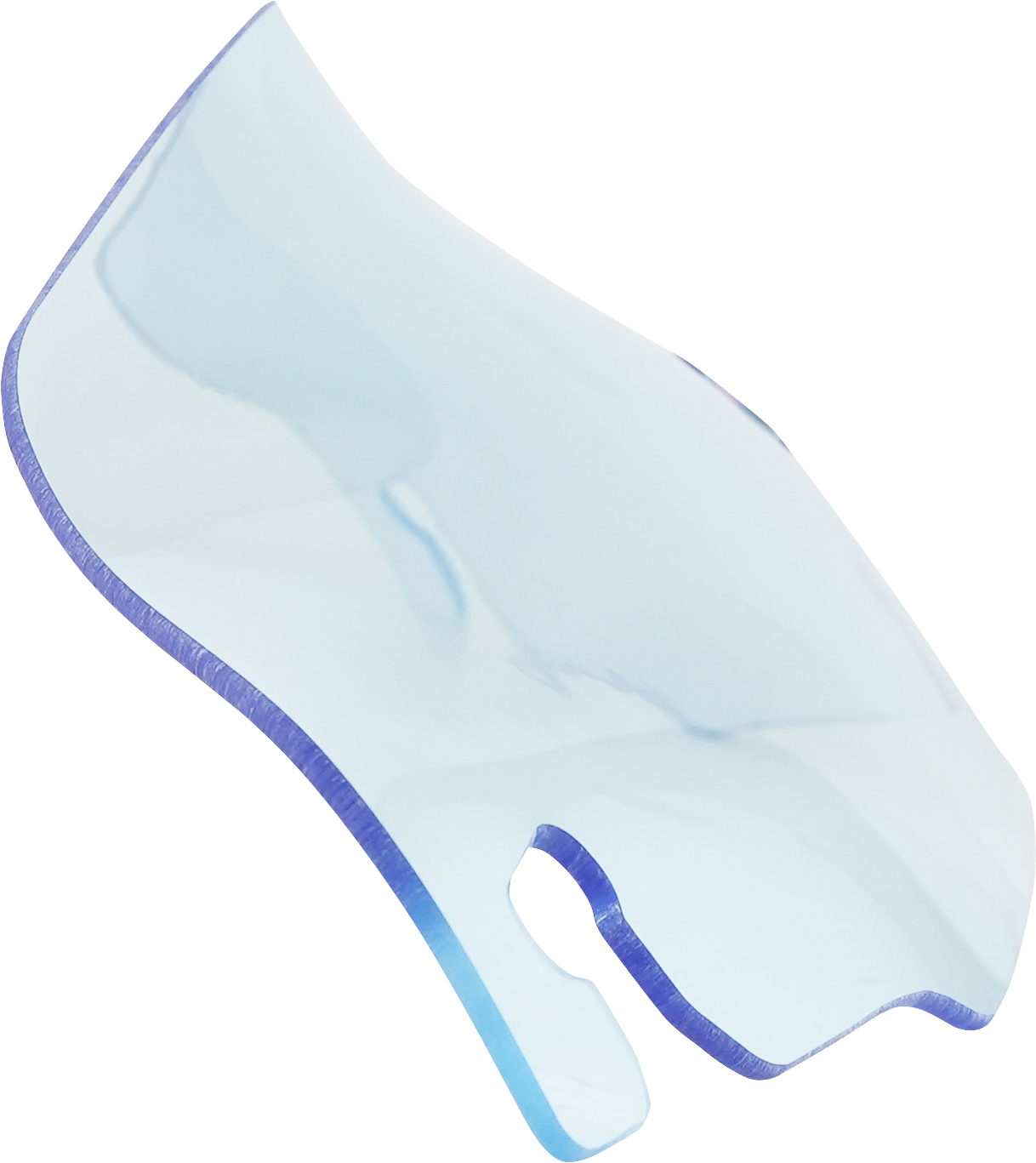 KLOCK WERKS Kolor Flare™ Windshield - 3-1/2" - Blue Ice - FLR KWW-01-0657