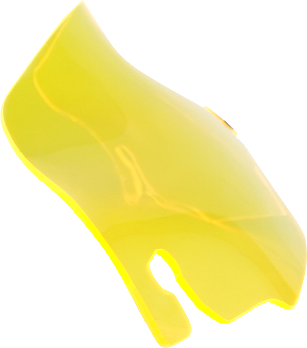 KLOCK WERKS Kolor Flare™ Windshield - 3-1/2" - Yellow Ice - FLH KWW-01-0654