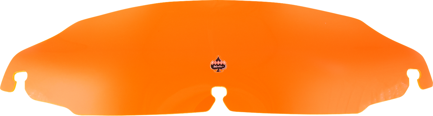 KLOCK WERKS Kolor Flare™ Windshield - 3-1/2" - Orange Ice - FLR KWW-01-0653