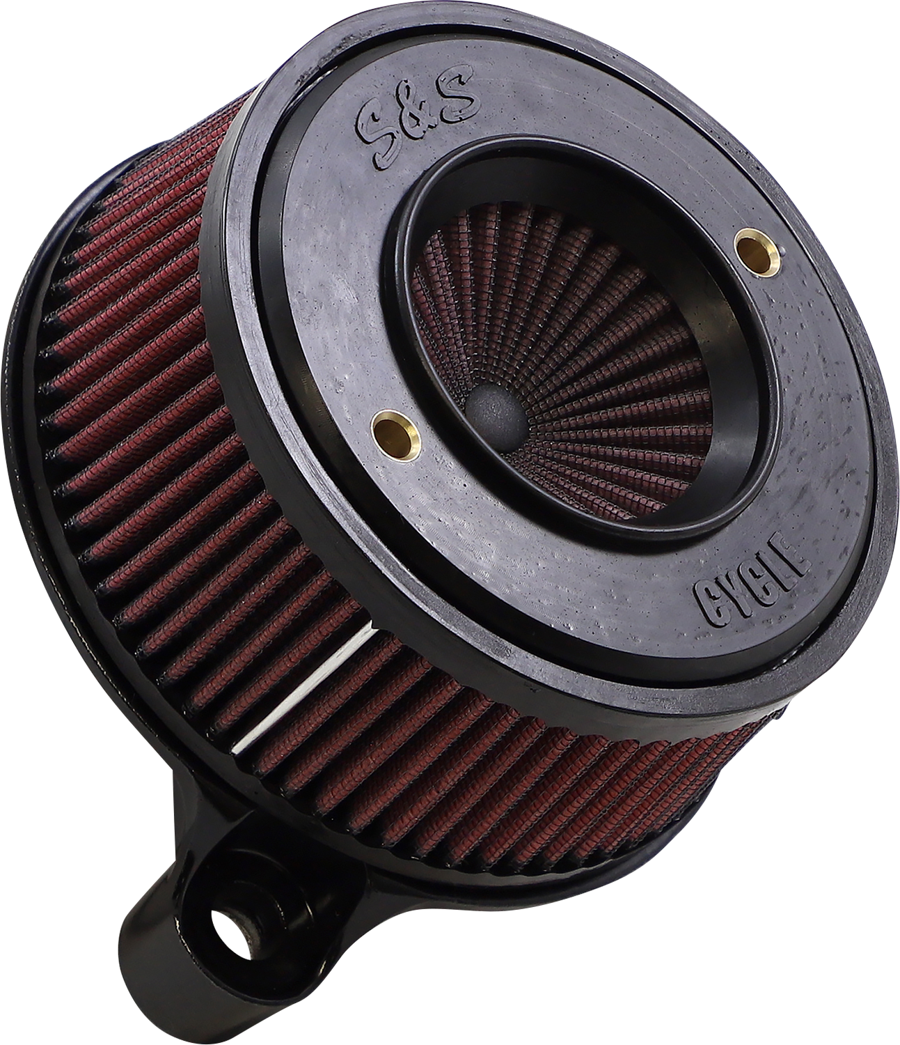 S&S CYCLE Air Stinger Stealth Air Cleaner Kit - Black Chrome Ring 170-0724A