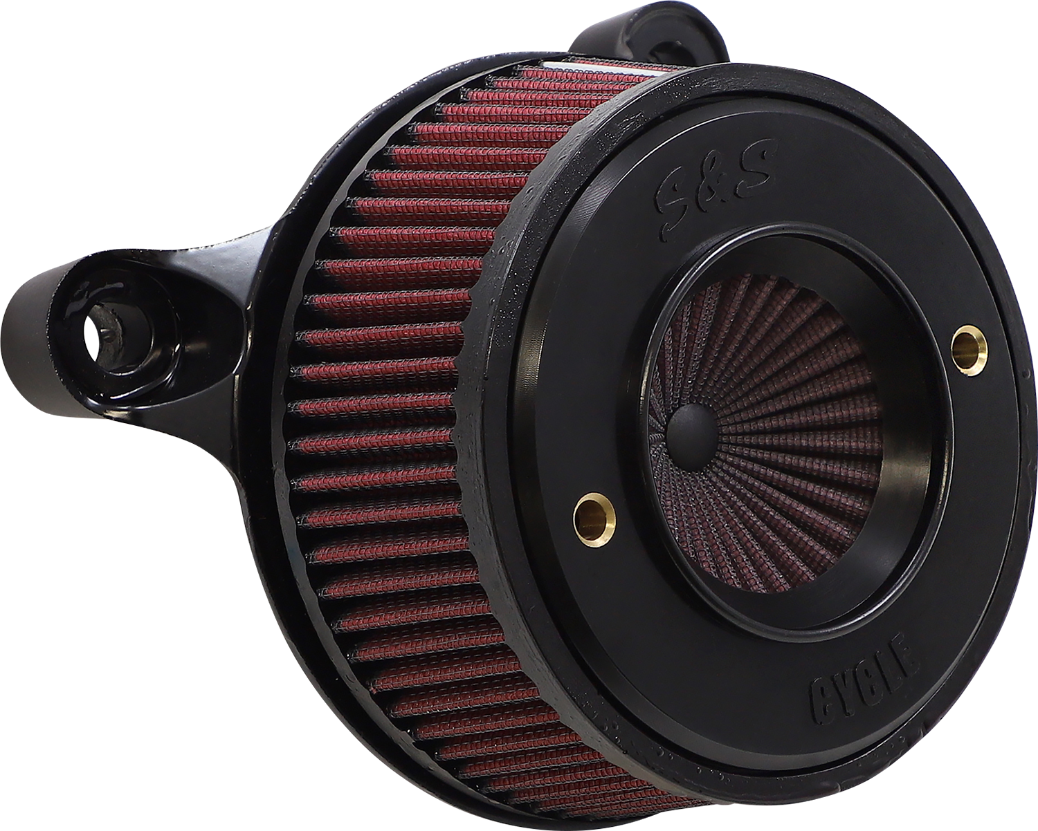 S&S CYCLE Air Stinger Stealth Air Cleaner Kit - Black Chrome Ring 170-0716A