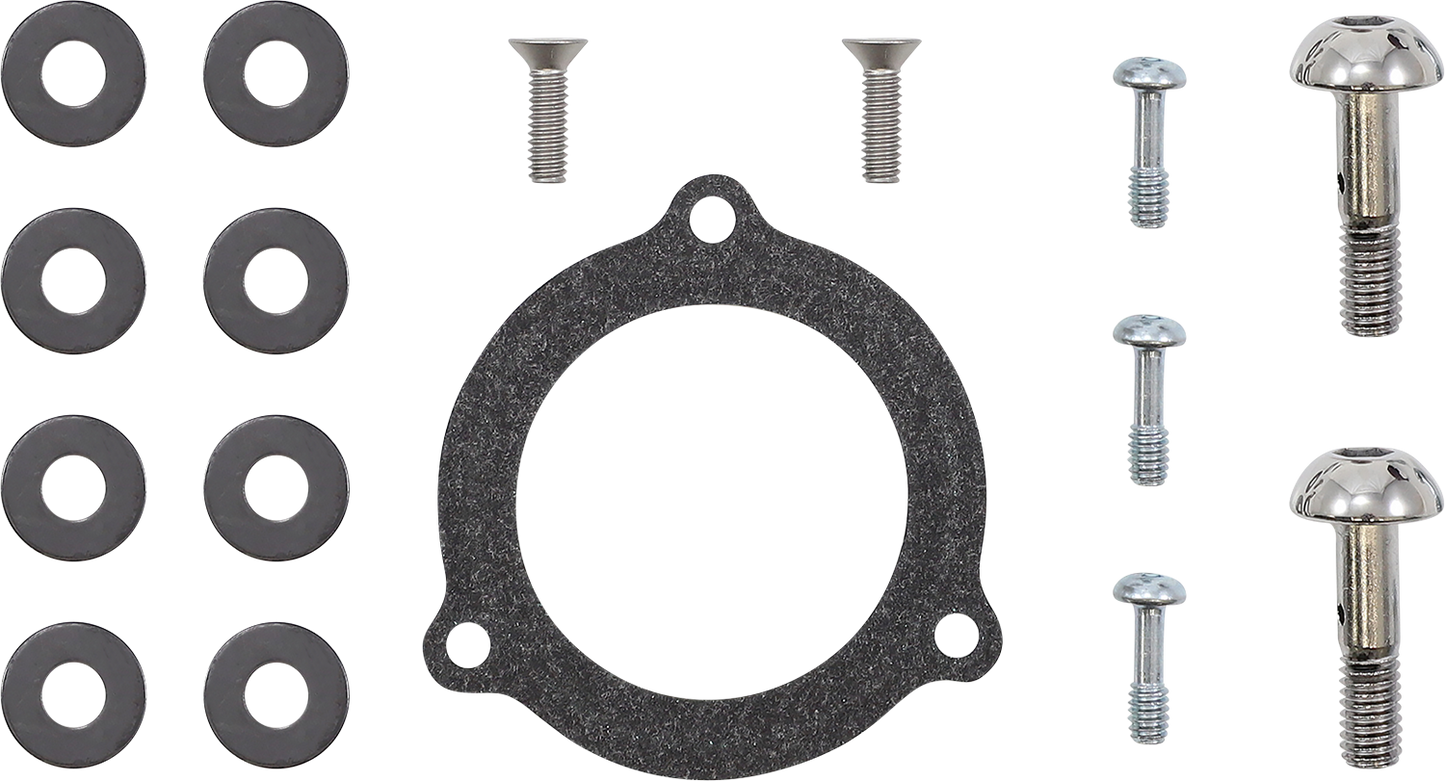 S&S CYCLE Air Stinger Stealth Air Cleaner Kit - Chrome Ring 170-0715A
