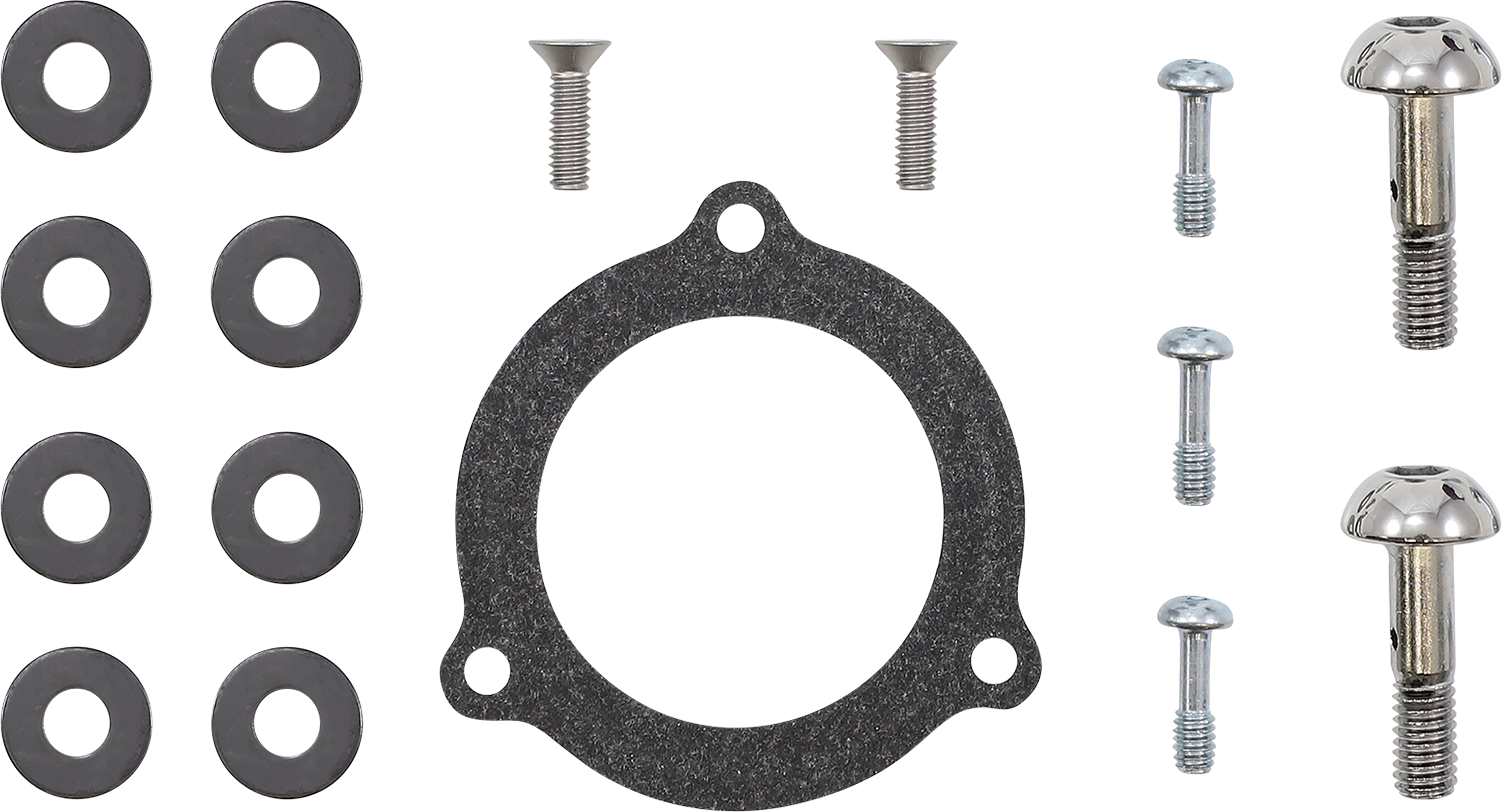 S&S CYCLE Air Stinger Stealth Air Cleaner Kit - Chrome Ring 170-0715A