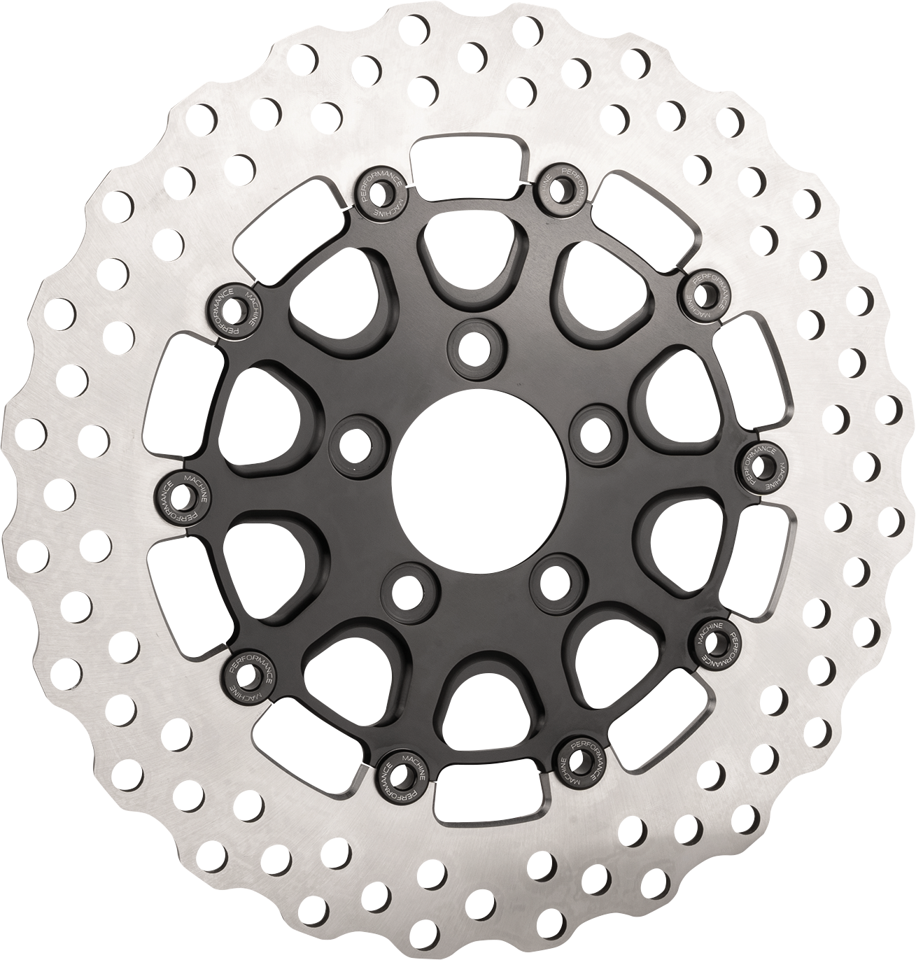 SLYFOX 11.8-inch Front Rotor - Black - Part Number 0133-1812S-B
