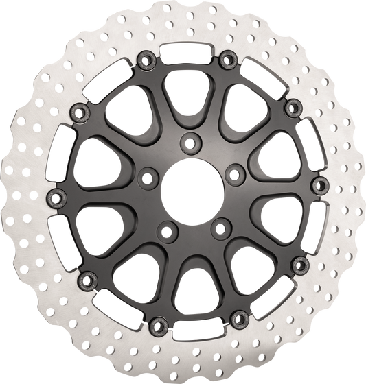 SLYFOX 13-Inch Front Rotor with Black Finish - Part 0133-3061S-B